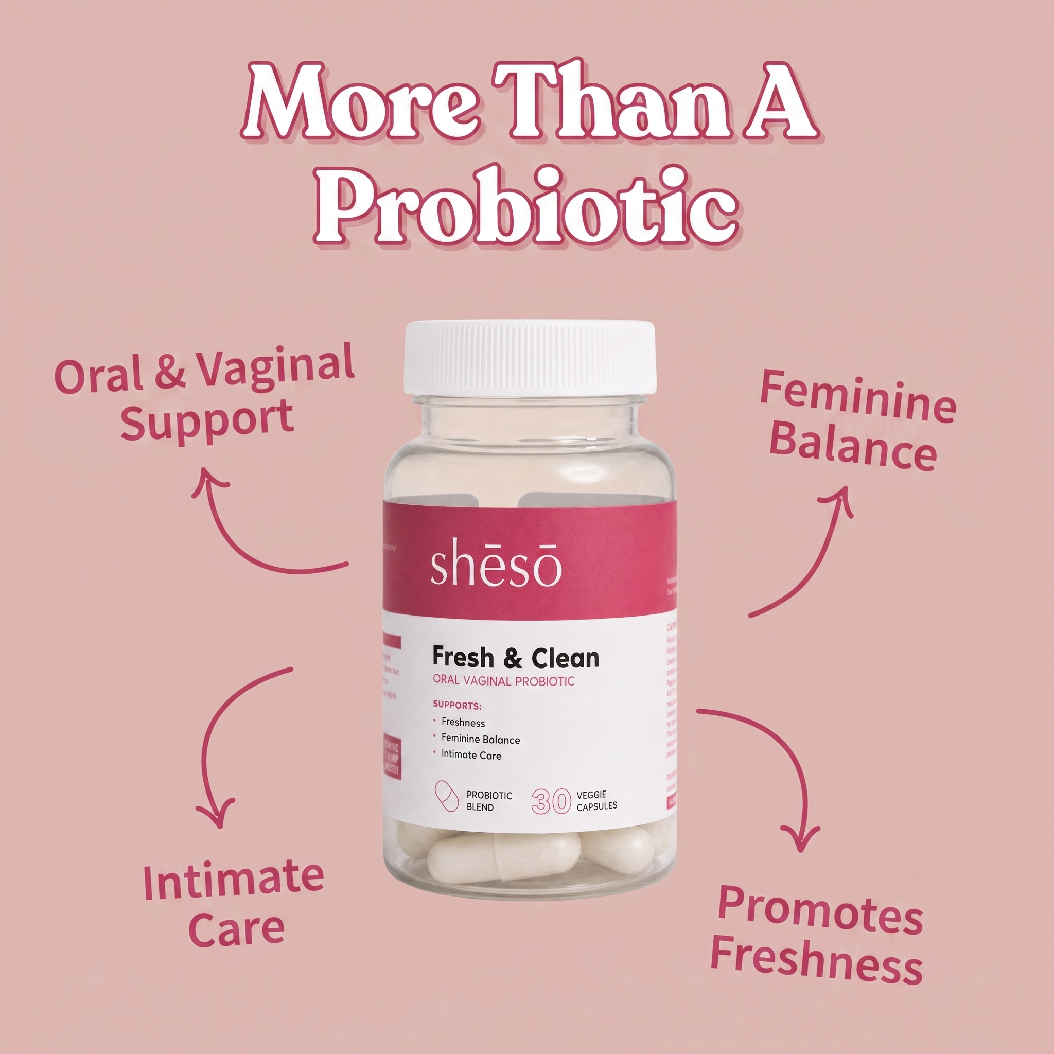 Shēsō Fresh & Clean pH Balancing Vaginal Support